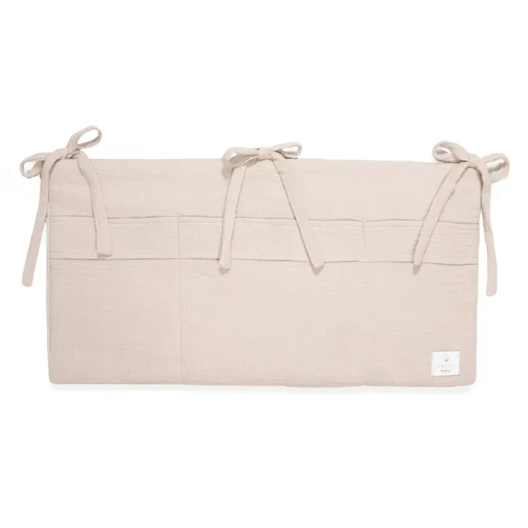 Yoonco, muślinowy organizer do łóżeczka, beż