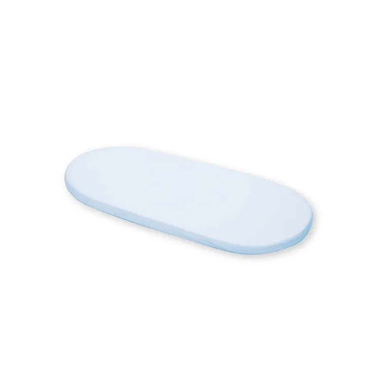 Yoonco, prześcieradło do wózka, bambusowe, niebieskie, 75-35 cm