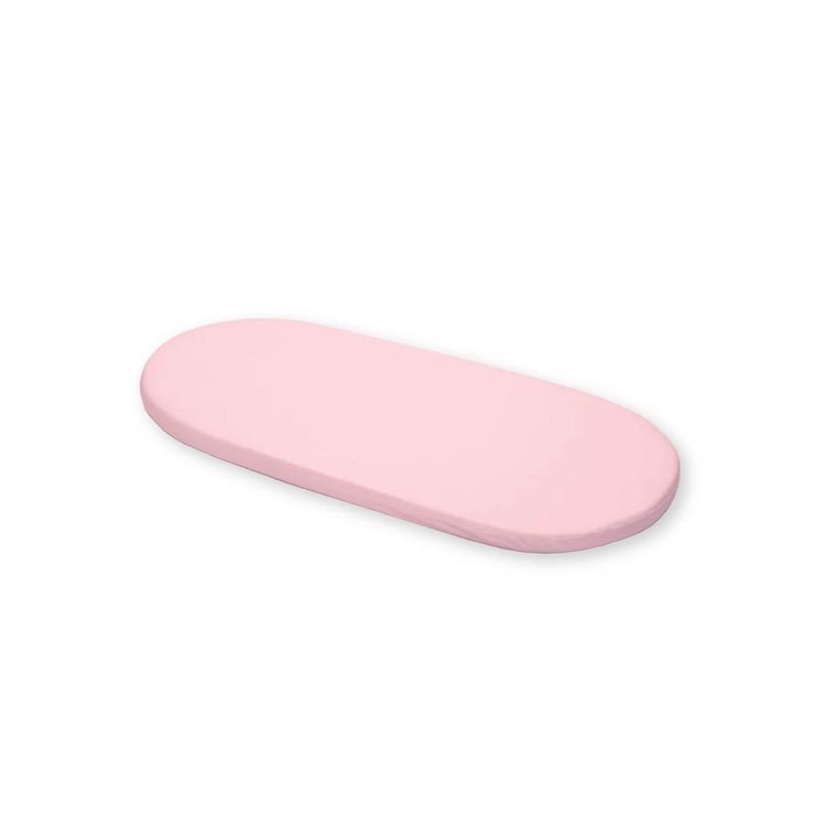 Yoonco, prześcieradło do wózka, bambusowe, różowe, 75-35 cm