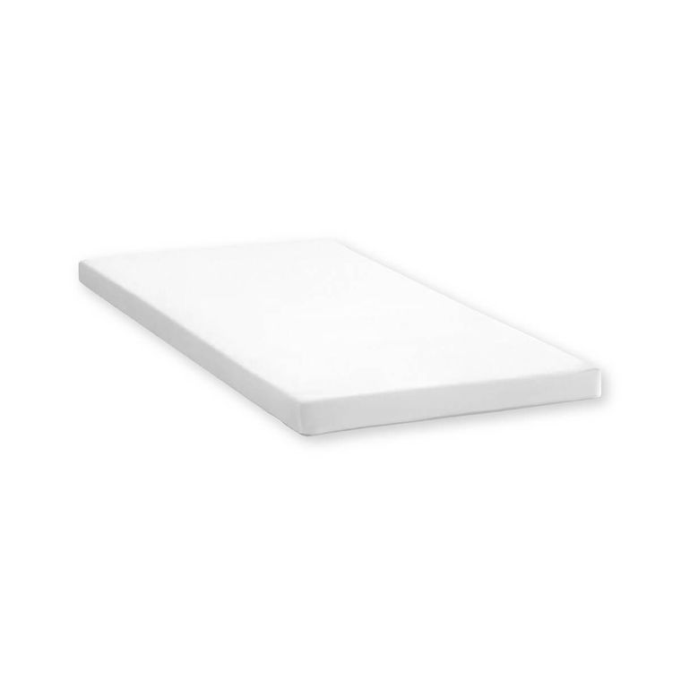 Yoonco, prześcieradło, jersey, białe, 120-60 cm