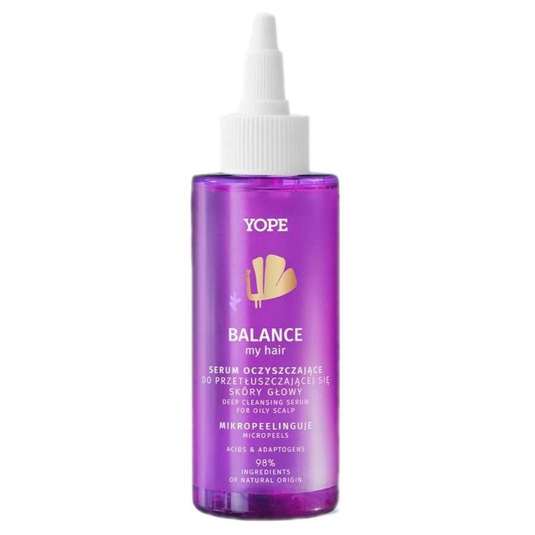 Yope, Balance My Hair, serum oczyszczające do przetłuszczającej się skóry głowy, 150 ml
