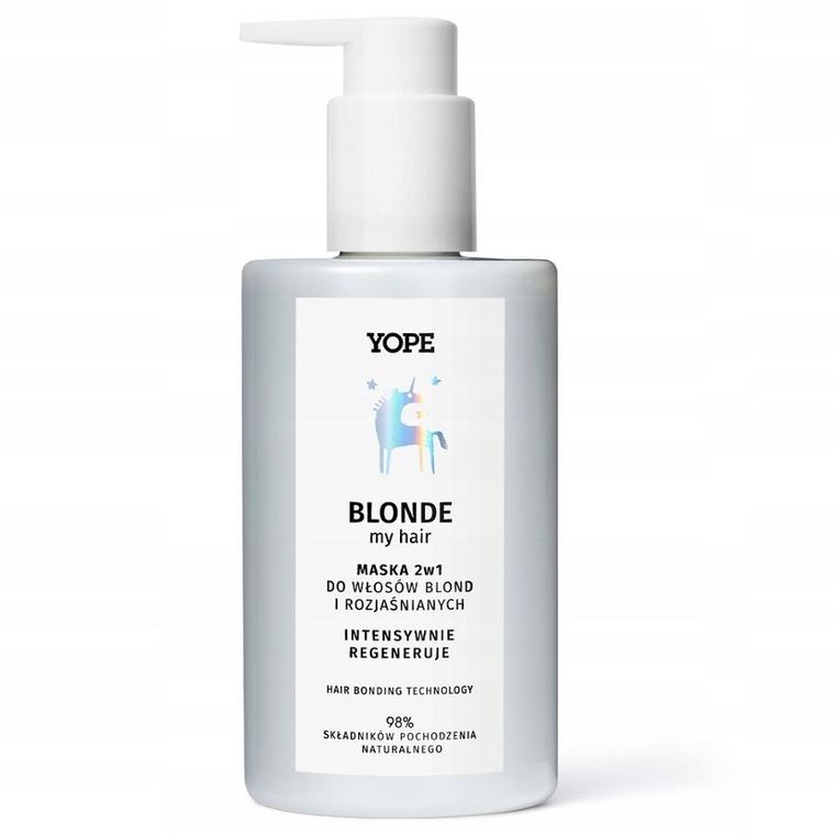 Yope, Blonde My Hair, maska 2w1 do włosów blond i rozjaśnianych, 300 ml