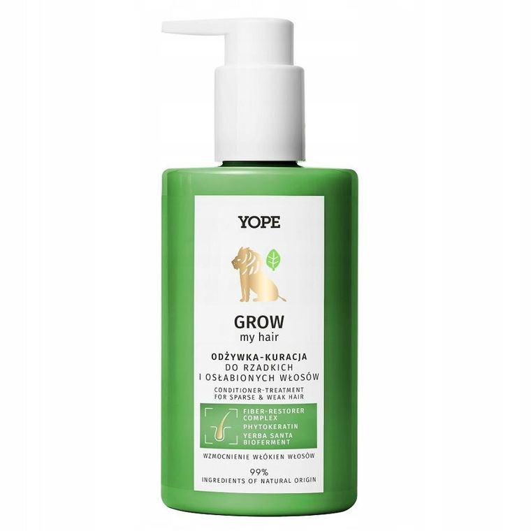 Yope, Grow My Hair, odżywka-kuracja wzmacniająca, 300 ml