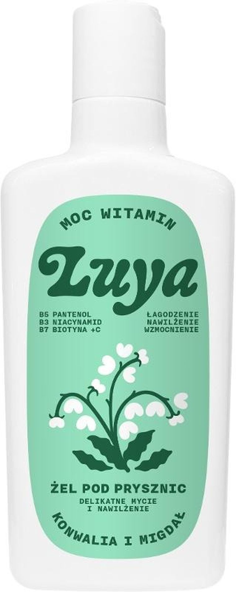 Yope, Luya, witaminowy żel pod prysznic, konwalia i migdał, 400 ml