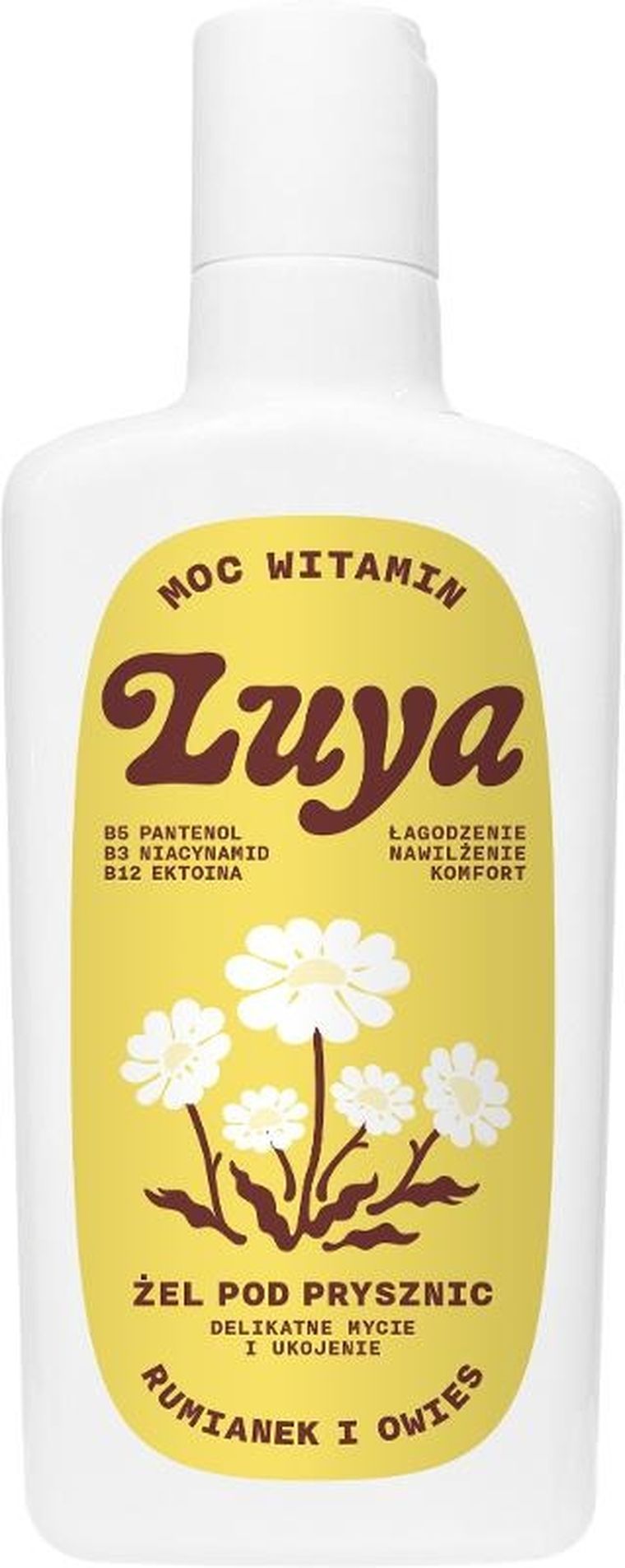 Yope, Luya, witaminowy żel pod prysznic, rumianek i owies, 400 ml