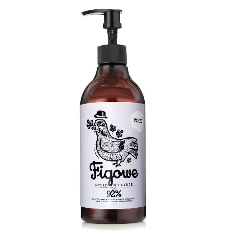 Yope, nawilżające mydło w płynie, Figa, 500 ml