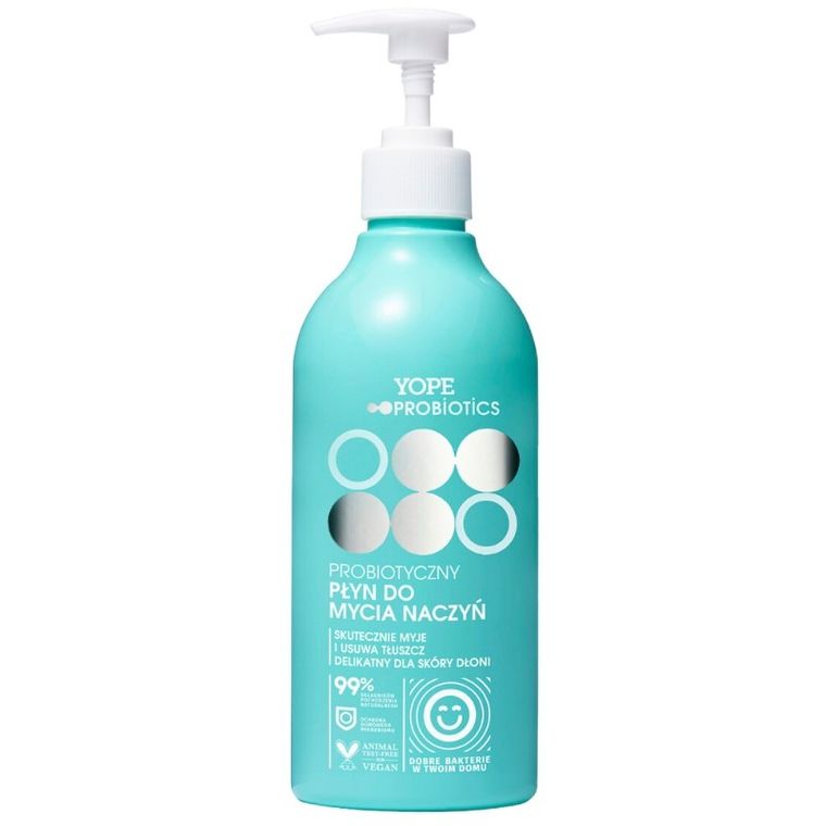 Yope, Probiotics, probiotyczny płyn do mycia naczyń, 500 ml