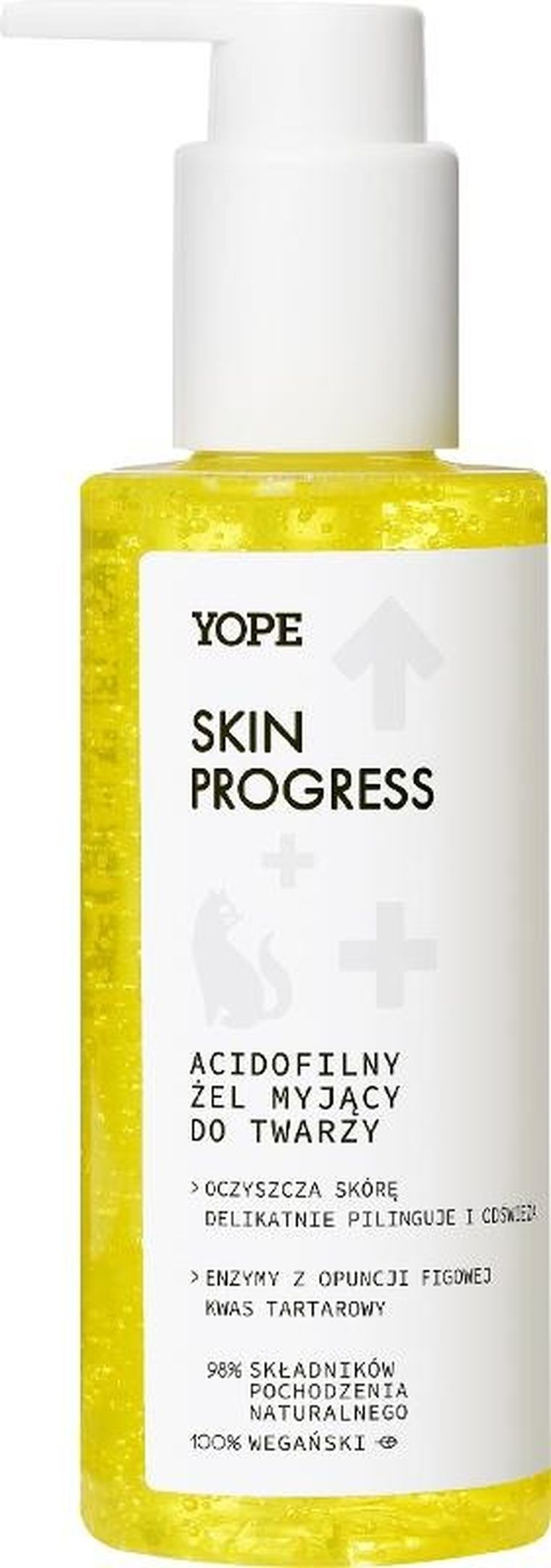 Yope, Skin Progress, acidofilny żel do mycia twarzy, 150 ml
