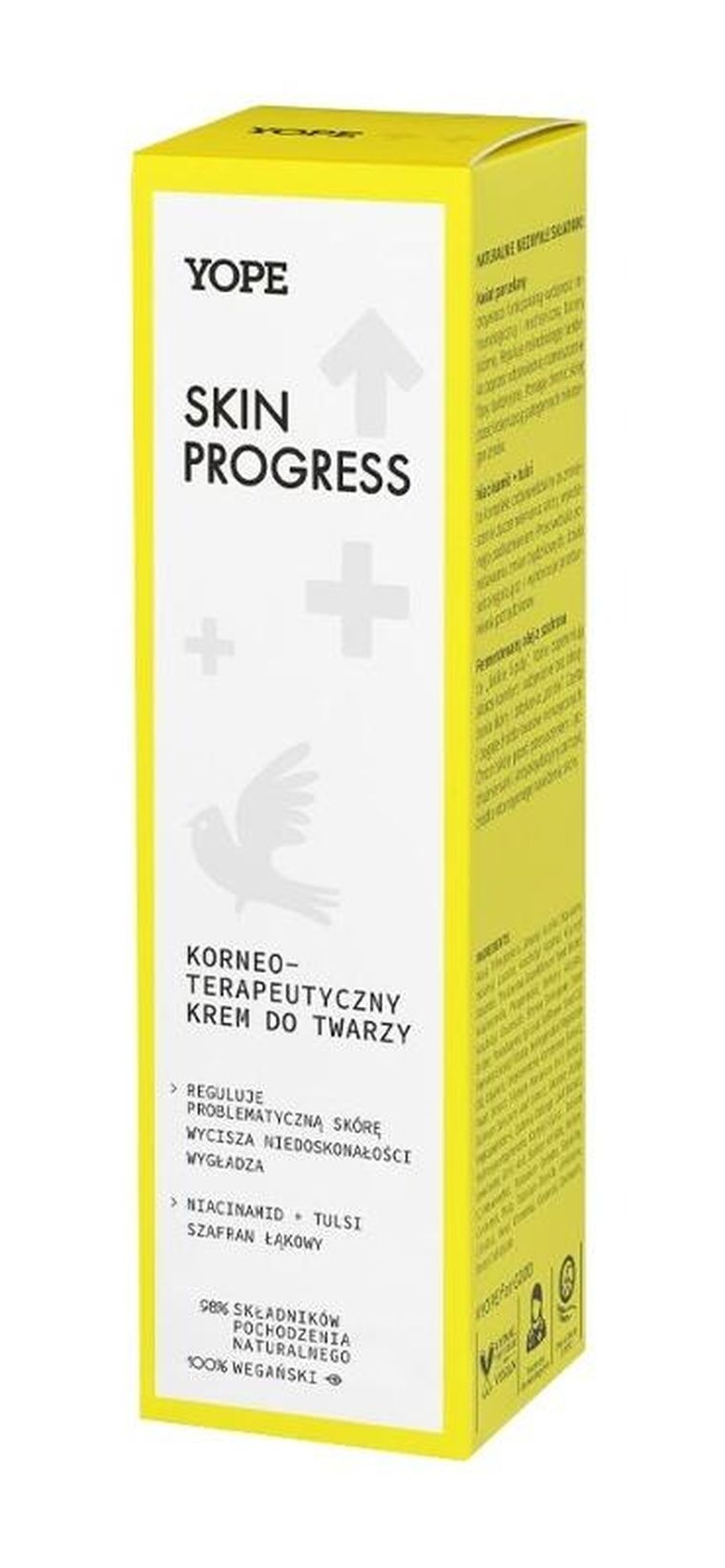 Yope, Skin Progress, korneoterapeutyczny krem do twarzy, 50 ml