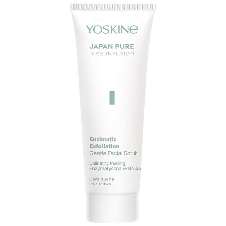 Yoskine, Japan Pure Rice Infusion, delikatny peeling enzymatyczny, 75 ml