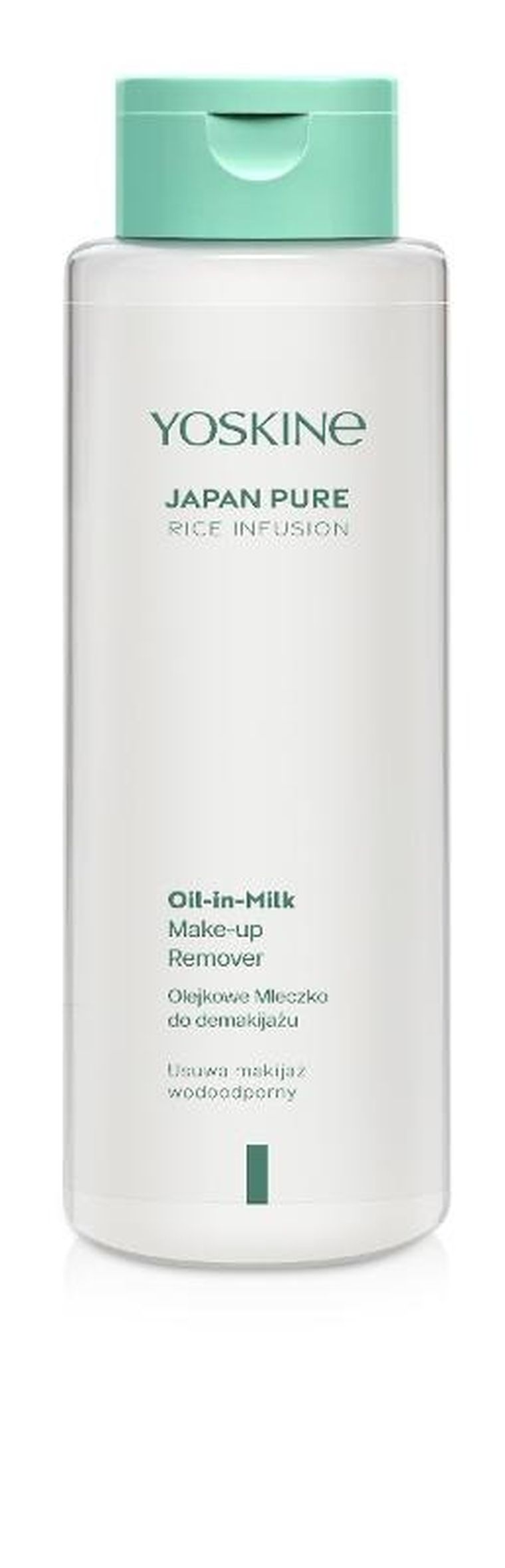 Yoskine, Japan Pure Rice Infusion, olejkowe mleczko do demakijażu twarzy i oczu olejkowe, 400 ml
