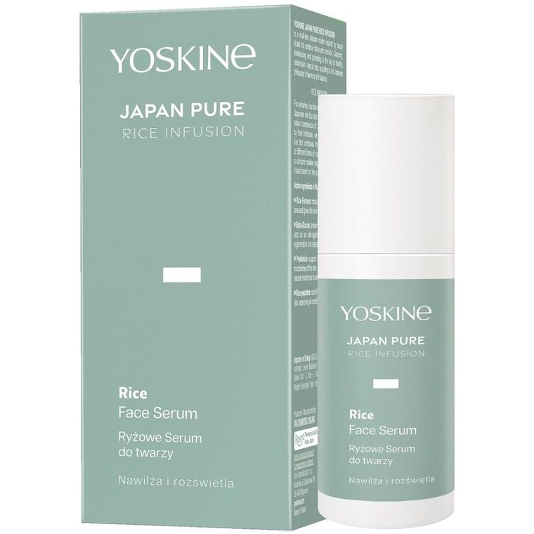 Yoskine, Japan Pure Rice Infusion, ryżowe serum do twarzy, 30 ml