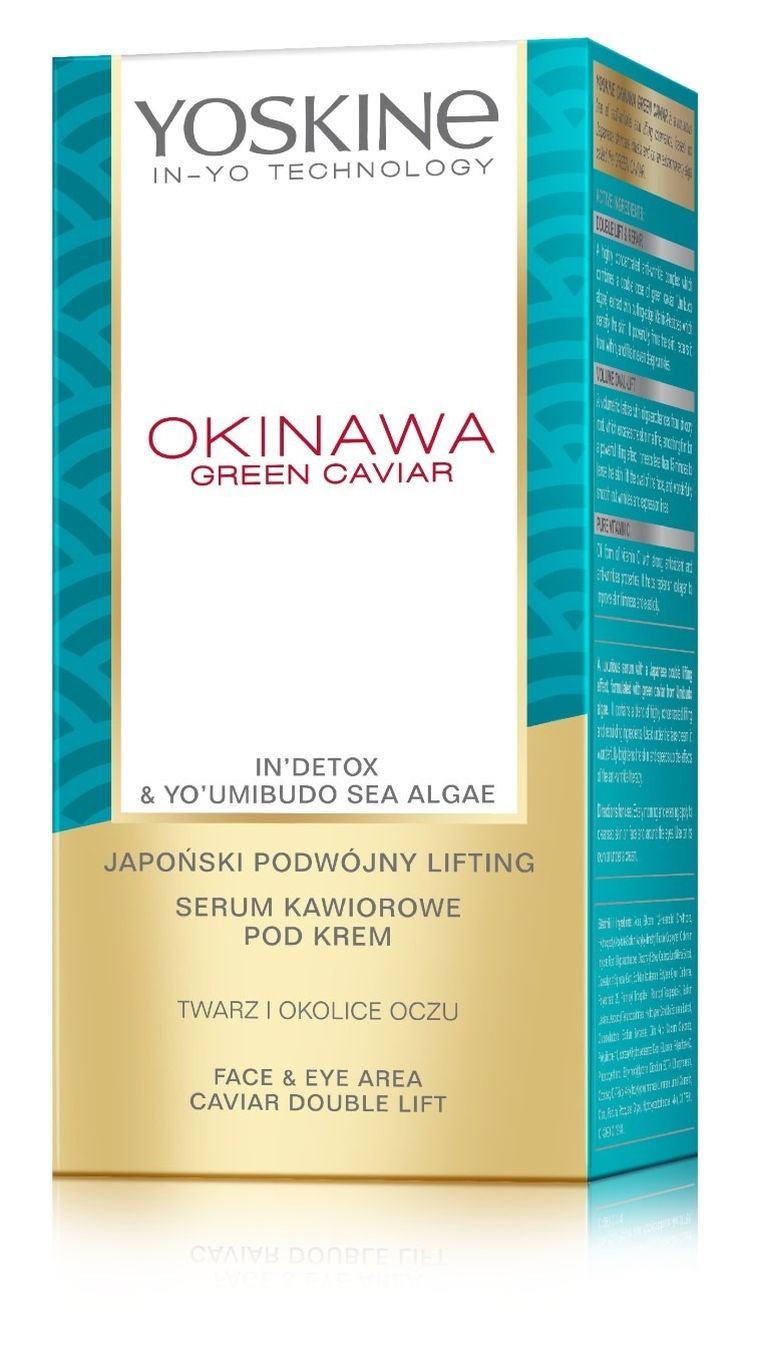 Yoskine, Okinawa Green Caviar Serum, kawiorowe pod krem, 30 ml