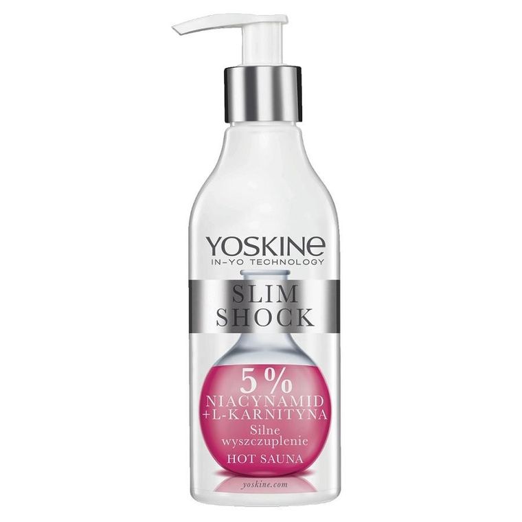 Yoskine, Slim Shock, balsam wyszczuplający 5% niacynamid + L-Karnityna, 200 ml