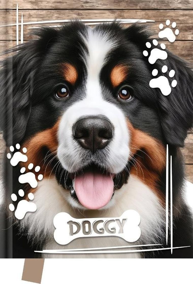 Yr Creativ Company, pamiętnik, 80 kartek, doggy