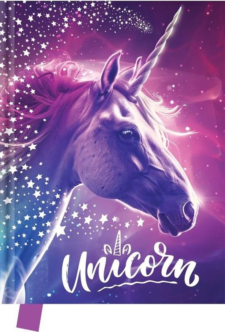 Yr Creativ Company, pamiętnik, 80 kartek, unicorn