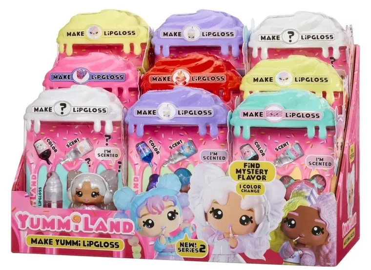 Yummiland, Make LipGloss, laleczka z błyszczykiem, 1 szt.