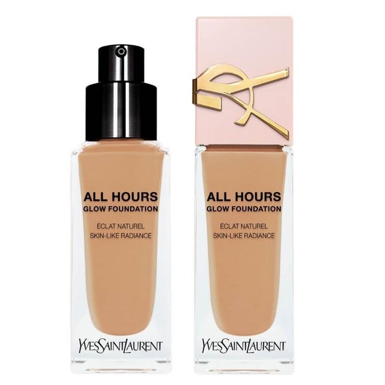 Yves Saint Laurent, All Hours Glow Foundation, rozświetlający podkład w płynie, MN6, 25 ml