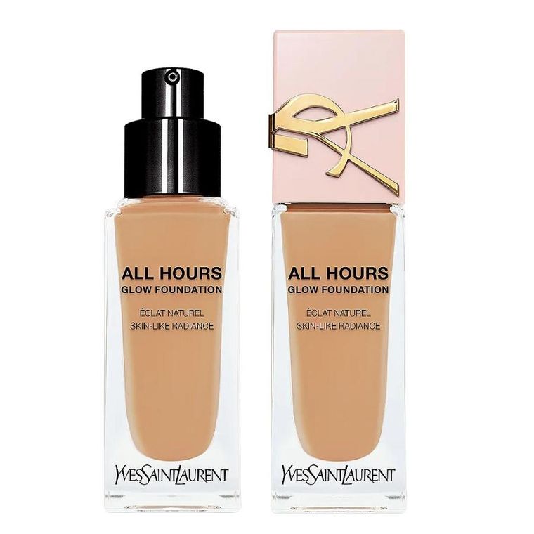 Yves Saint Laurent, All Hours Glow Foundation, rozświetlający podkład w płynie, MN8, 25 ml