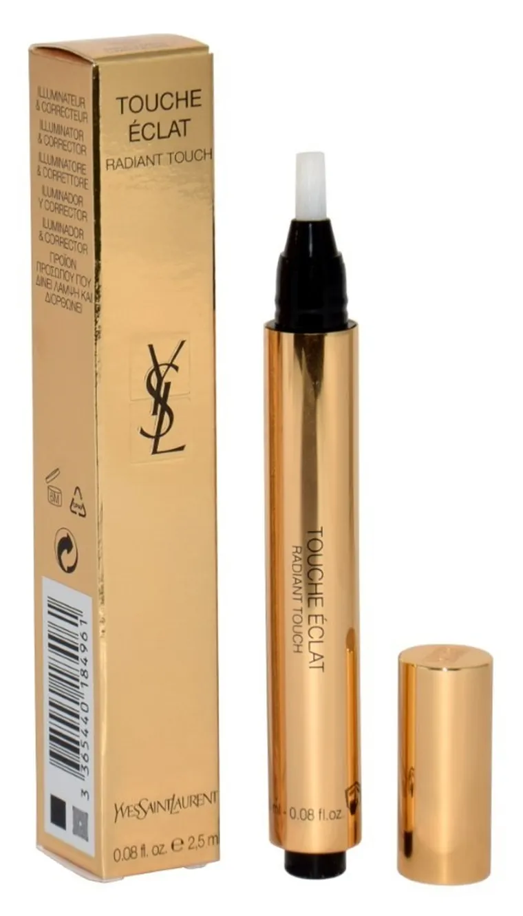 Yves Saint Laurent, Touche Eclat, rozświetlający korektor w płynie, 4.5 Sable Lumiere, 2,5 ml