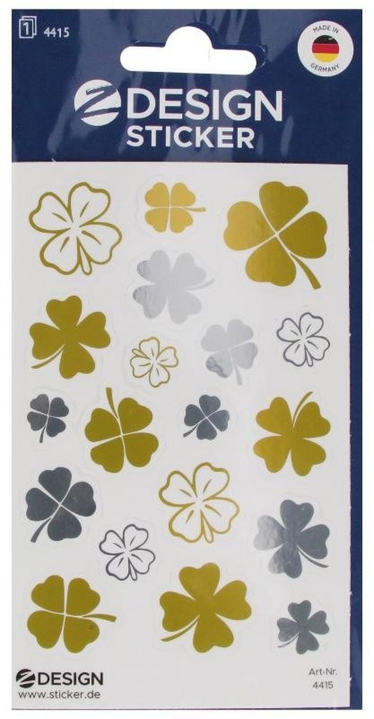 Z-Design, naklejki, koniczynka