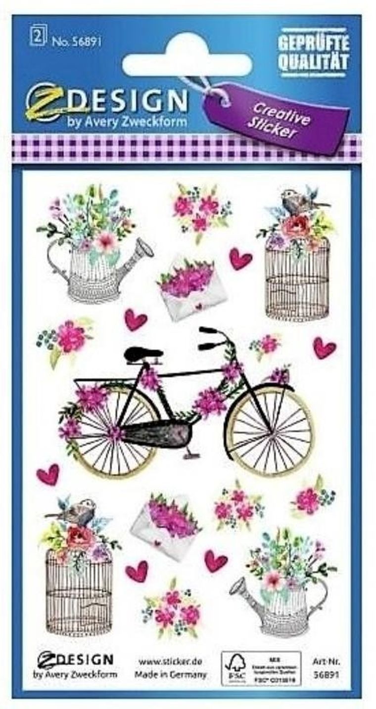 Z-Design, naklejki, kwiaty