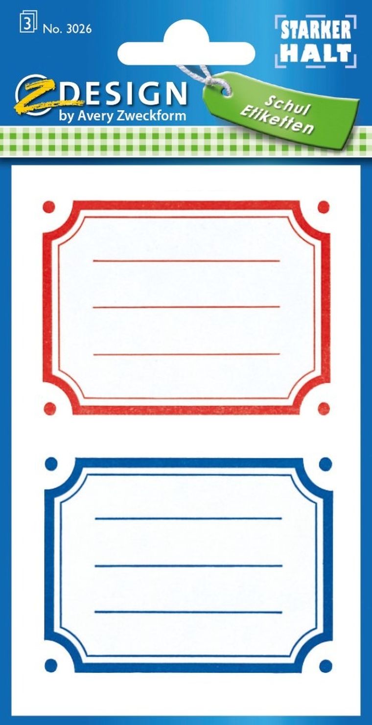 Z-Design, naklejki na książki i zeszyty