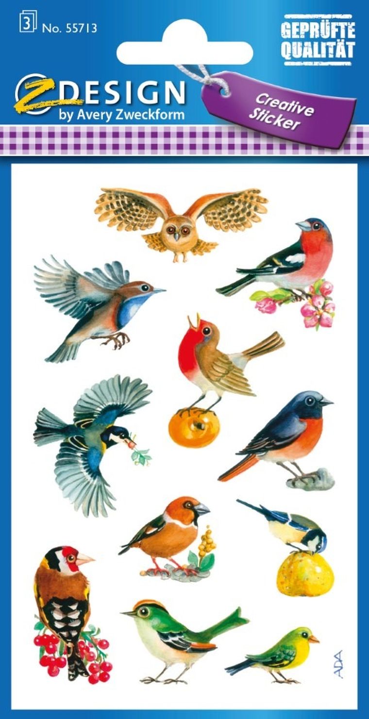 Z-Design, naklejki, ptaki