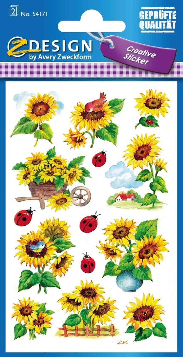 Z-Design, naklejki z kwiatami