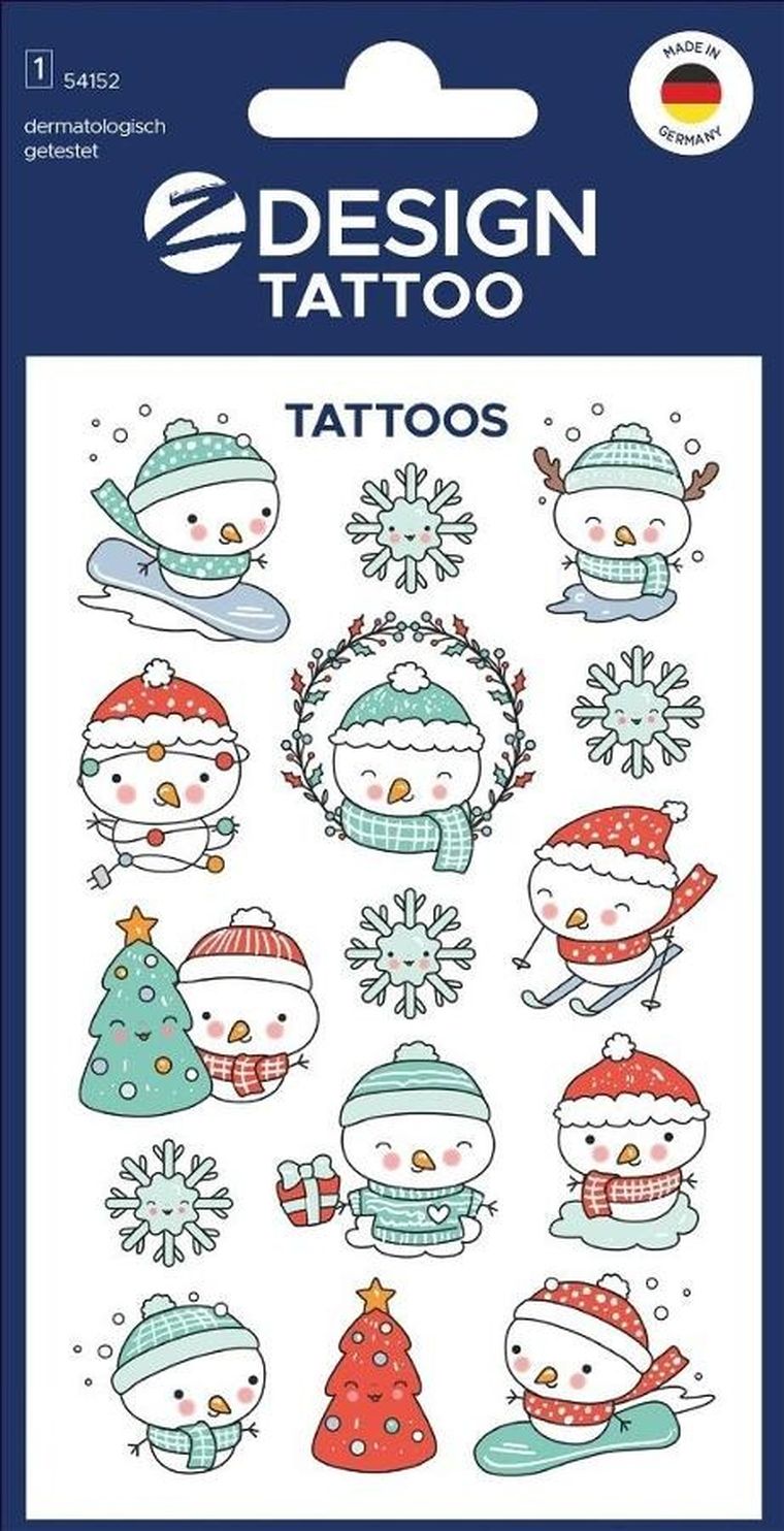 Z-Design, tatuaże, bałwanki