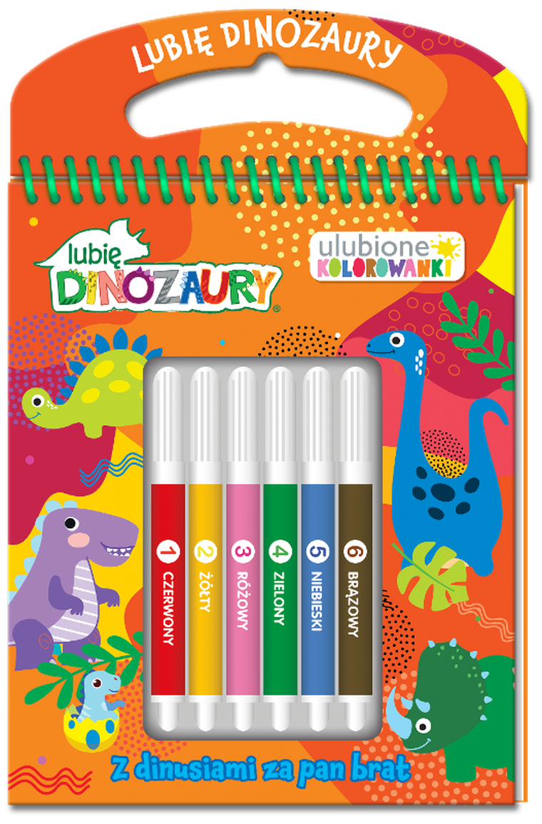 Z dinusiami za pan brat. Lubię Dinozaury. Ulubione kolorowanki