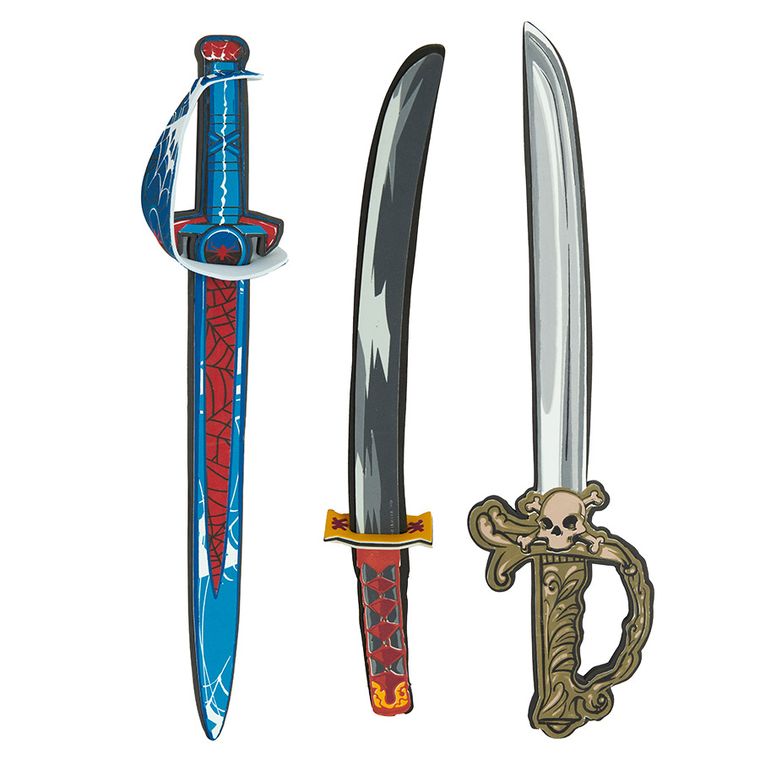 Zabawkowy miecz, piankowy, 1 szt.