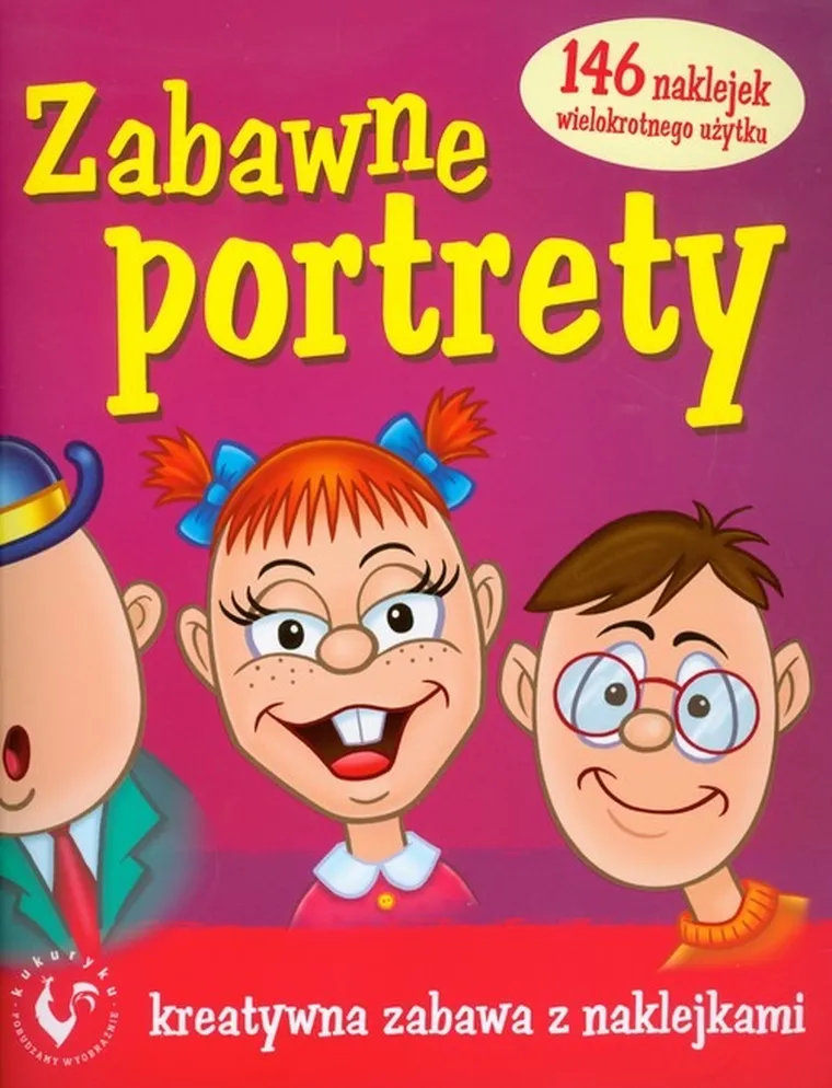 Zabawne portrety. Kreatywna zabawa z naklejkami