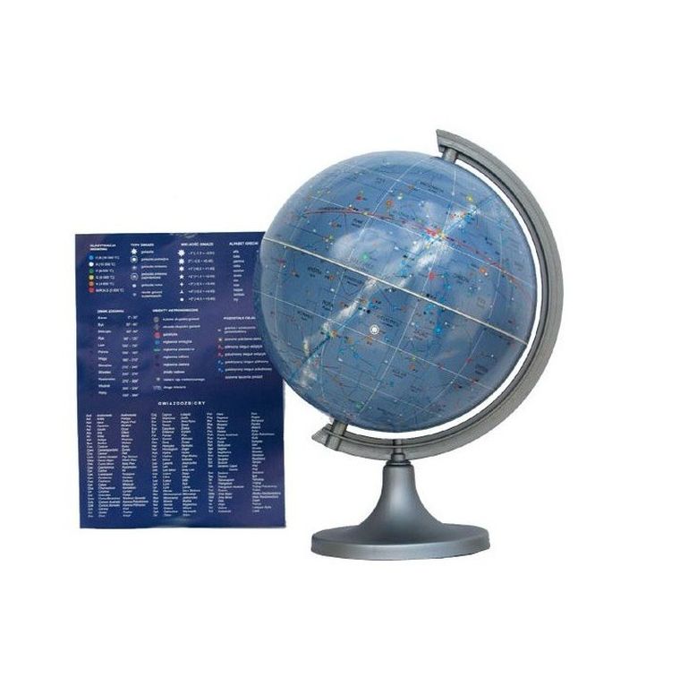 Zachem, globus astronomiczny z objaśnieniem, średnica 25 cm