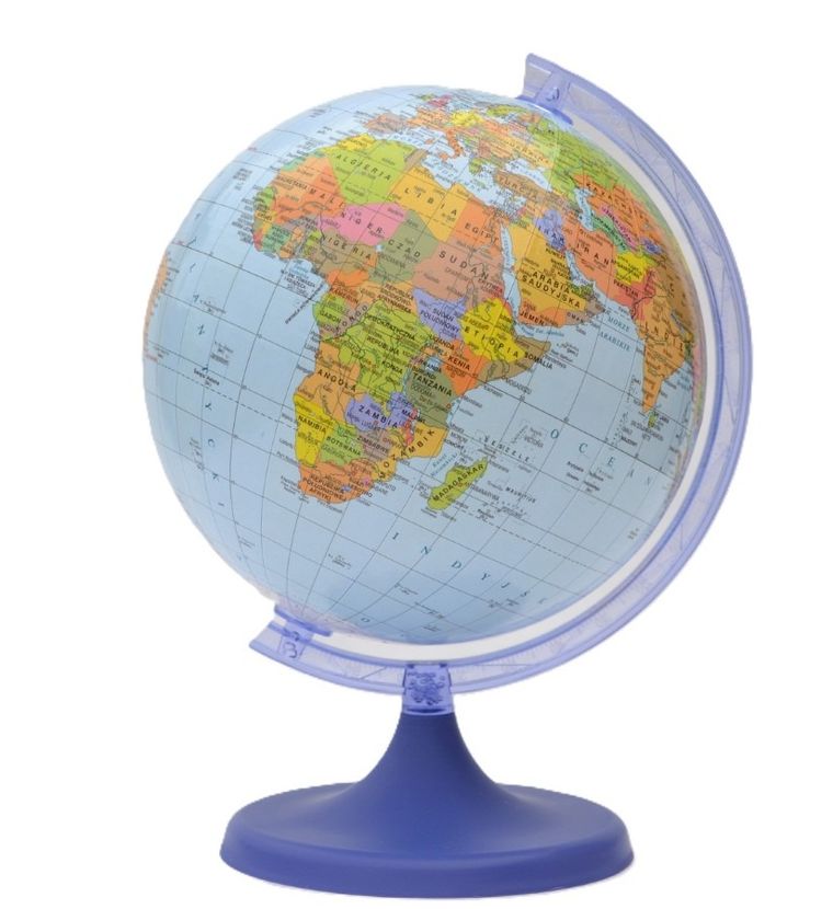 Zachem, globus polityczny, średnica 16 cm
