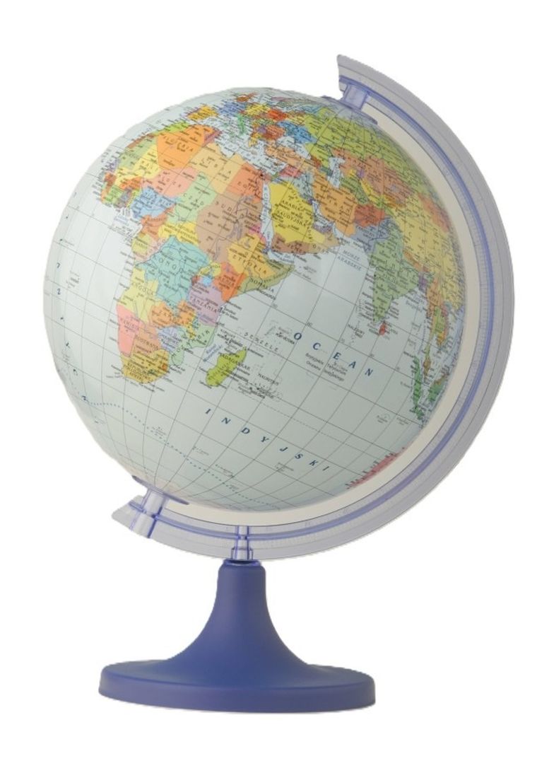 Zachem, globus polityczny, średnica 25 cm