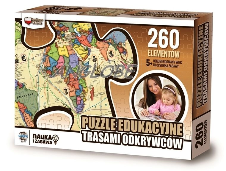 Zachem, Trasami odkrywców, puzzle, 260 elementów