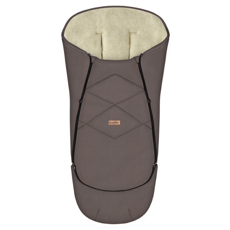 Zaffiro, EverGrow Nordico, regulowany śpiwór, taupe, 0-36 m