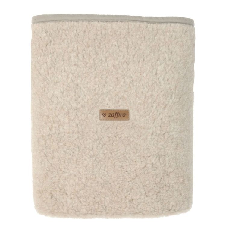 Zaffiro, Nevada, koc wełniany, 75-100 cm, beige