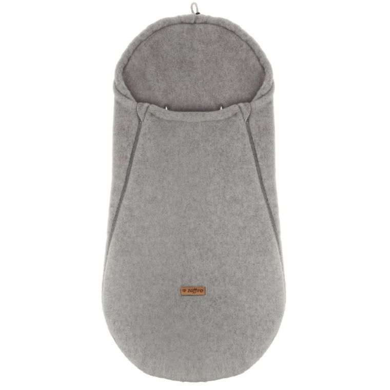 Zaffiro, Sierra, śpiworek wełniany, grey, 0-18 m