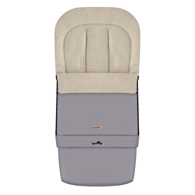 Zaffiro, SleepGrow Aspen, regulowany śpiwór, steel grey, 0-36 m