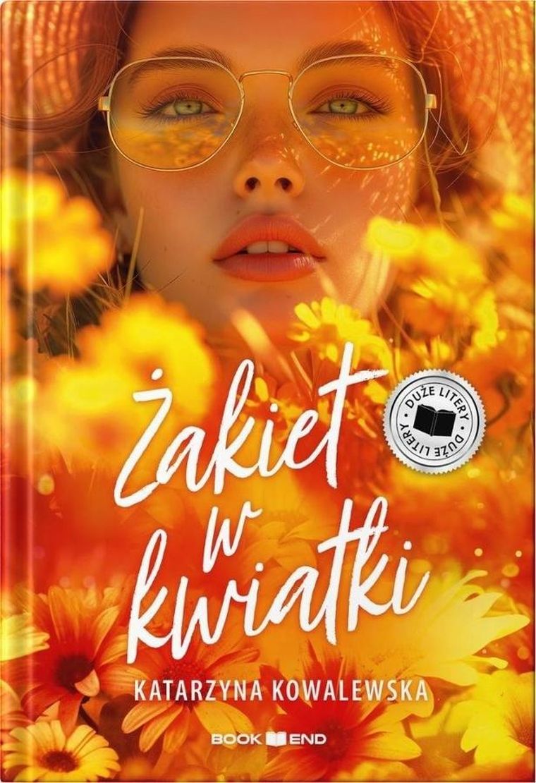 Żakiet w kwiatki (duże litery)