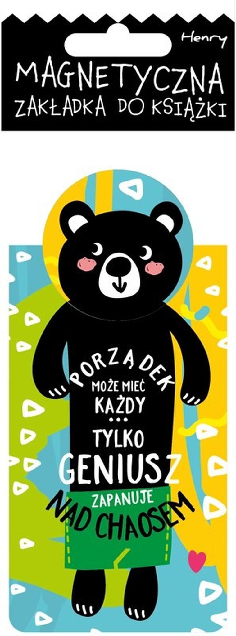 Zakładka magnetyczna, misiek porządek