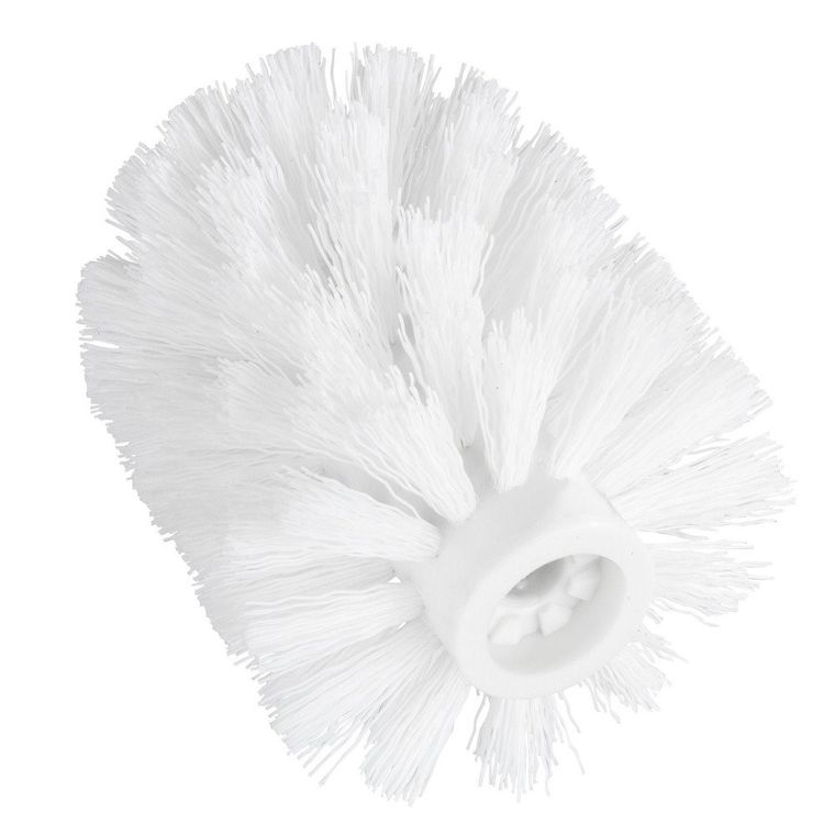 Zapasowa końcówka do szczotki toaletowej, biały, ∅ 7.5 cm