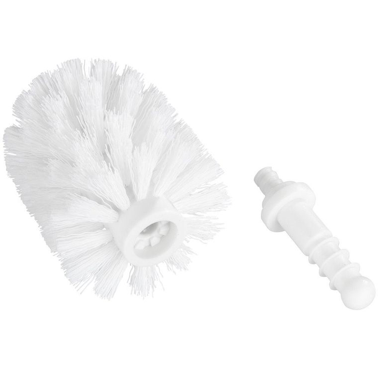 Zapasowa końcówka do szczotki toaletowej, biały, ∅ 8.5 cm