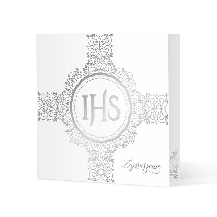 Zaproszenia na komunię, IHS