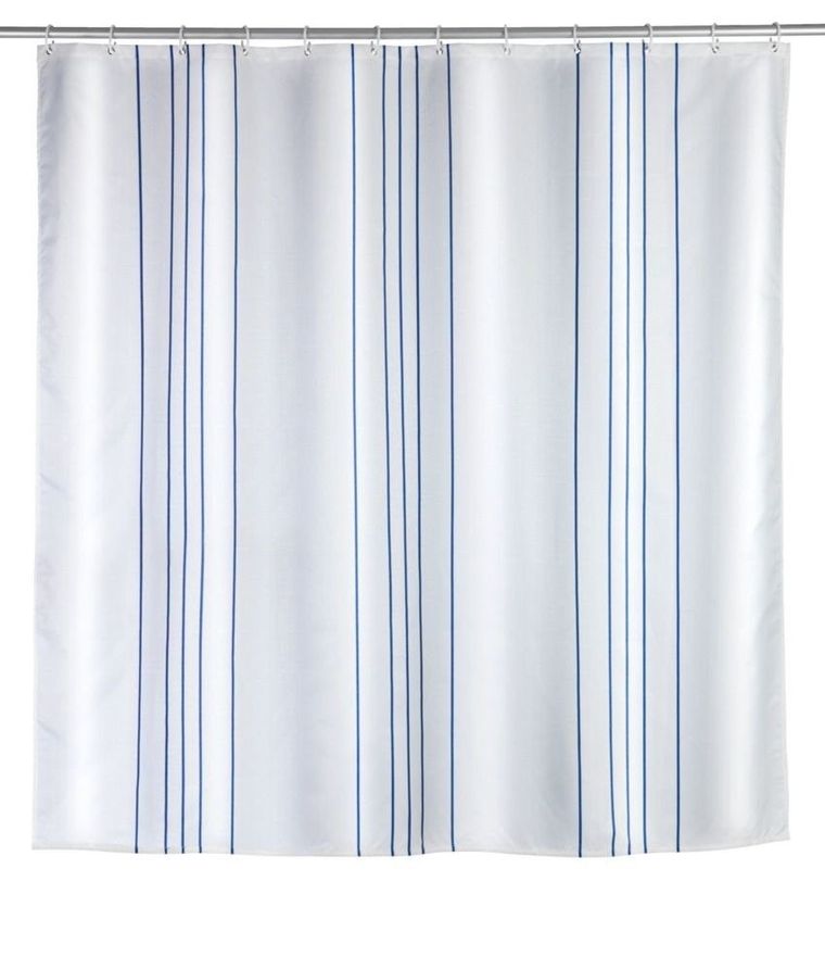 Zasłona prysznicowa, linen, poliestrowa