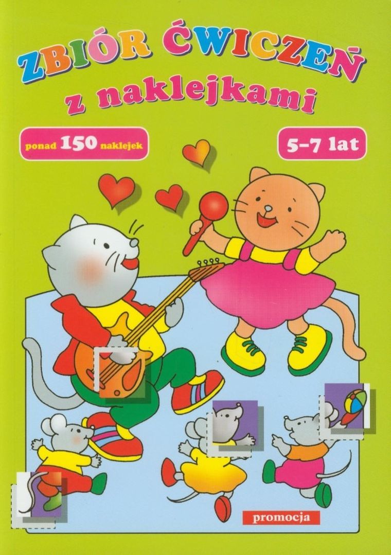 Zbiór ćwiczeń z naklejkami dla dzieci. 5-7 lat