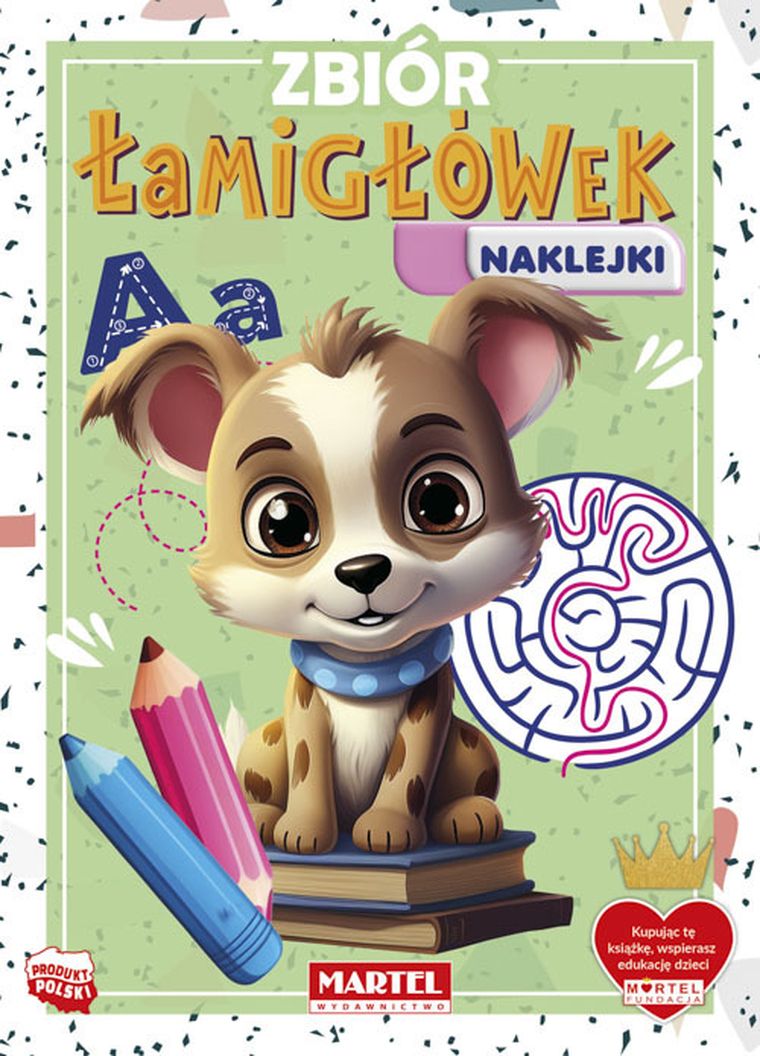 Zbiór łamigłówek z naklejkami