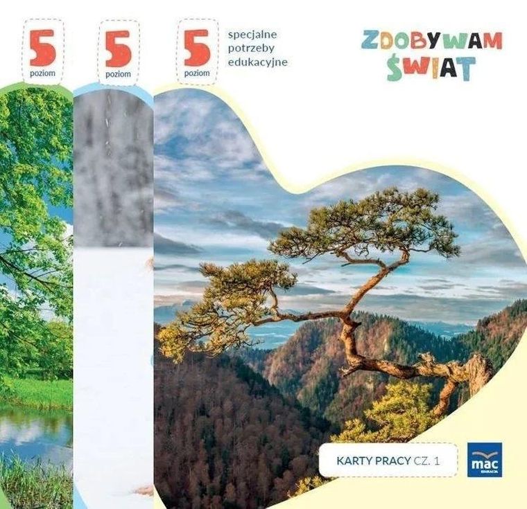 Zdobywam świat. Karty pracy. Część 1-3 Poziom 5